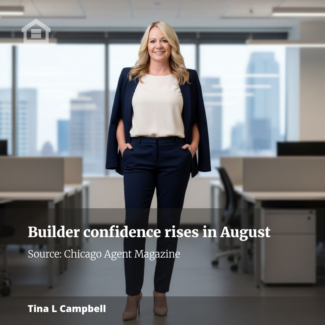Builder confidence rises in August